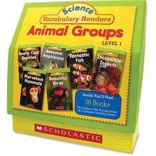 Vocabulary Readers Books, Animal Groups, Gr 1-2, 36/ST