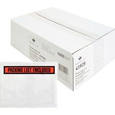 Packing/Invoice Envelope, 7"x5.5", 1000/BX, White