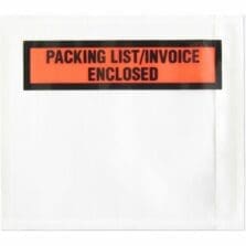 Packing/Invoice Envelope, 4.5"x5.5", 1000/BX, White