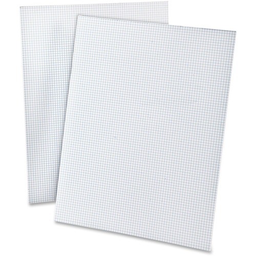 Quadrille Pads, Quadrille Rule (8 sq/in), 50 White (Heavyweight 20 lb Bond) 8.5 x 11 Sheets