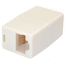1 x RJ-45 Network Female - 1 x RJ-45 Network Female - Beige - 10 / Pack