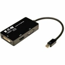 KEYSPAN MINI DISPLAYPORT TO VGA/DVI/HDMI ALL-IN-ONE ADAPTER/CONVERTER, THUNDERBOLT 1 AND 2, 6"