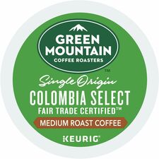 Coffee, Colombia Select, Medium Roast, K-Cup, 24/BX, 4BX/CT
