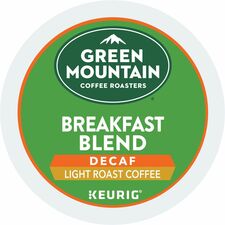 Coffee, Decaf, Breakfast Blend, Light Roast, K-Cup, 24/BX, 4BX/CT