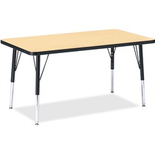 Rectangle Activity Table, 24"x36", 15"-24", Maple