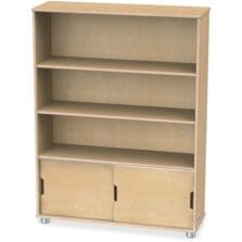 Bookshelf, TrueModern, 3 Shelf, 48"x36"x12", Baltic