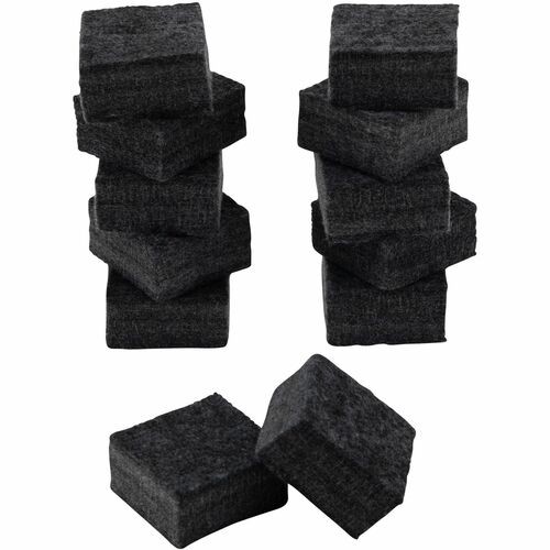 Multipurpose Board Eraser, 2"x2", 12/PK, Charcoal