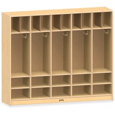 Locker Organizer, No Tubs, Large, 50.5"x60"x15", Baltic
