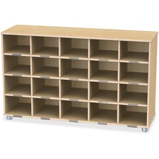 20 Cubbie Shelf, TrueModern, No Bins, 29.5"x48.5"x15", Baltic