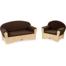 Children's Komfy Sofa/Chair Set, 2/ST, Baltic