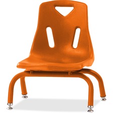 Stacking Chairs, w/Powder-Coat, 8" Seat, 17.5"x15.5"x16.5", OE