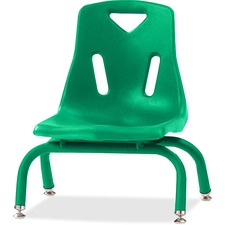 Stacking Chairs, w/Powder-Coat, 8" Seat, 17.5"x15.5"x16.5", GN