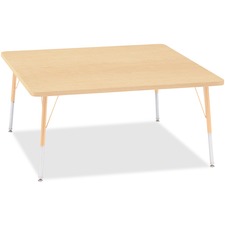Activity Table, Square, 24"-31"x48"x48", Maple