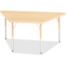 Activity Table, Trapezoid, 24"-31"x30"x60", Maple