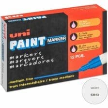 Marker, Oil-Based, Medium Point, White Ink