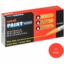 Marker, Paint, Oil-Based, Fine Point, Red