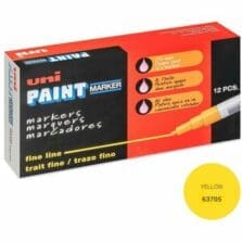 Marker, Paint, Oil-Based, Fine Point, Yellow Ink