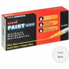 Marker, Paint, Oil-Based, Fine Point, White