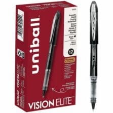 Rollerball Gel Pen, Refillable, Micro Pt, .5mm, BK Ink