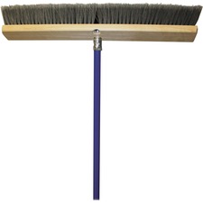 Sweeper, All-Purpose, 60" Handle, 24"W, Multi