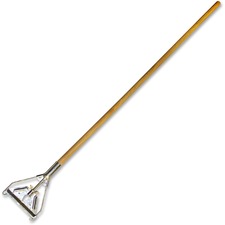 Mop Handle, Quick Change, Heavy-Duty, Natural