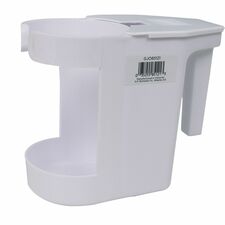 Toilet Bowl Mop Caddy, White