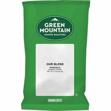 Our Blend Coffee, Light/Mild, Ground, 100/CT, Green