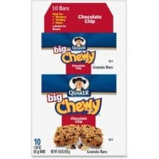 Chocolate Chip Chewy Granola Bar, 1.48oz., 10/BX, Multi