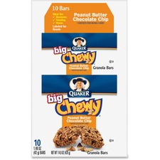 Peanut Butter Chewy Granola Bar, 1.48oz., 10/BX, Multi