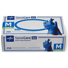 Exam Gloves, Powder-Free, Medium, 250/BX, BE