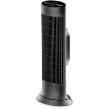 Tower Heater, Digital, 750-1500W, 10.13"x8"x23.25", Black