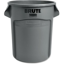 Brute Container, 20 Gal, 22-1/2"x19-3/8'x35-7/8", Gray