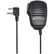 Shoulder Speaker Mic, 1/2"Wx40"Lx1/2"H, Black