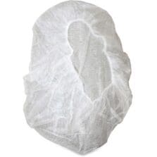 Cap, Bouffant, Nonwoven, Nylon, Large, 21", 100/PK, White