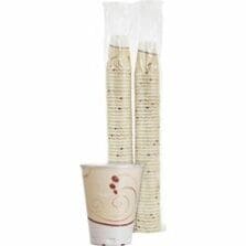 Trophy Foam Cup, Hot/Cold, Symphony Design, 12oz, 100/PK, BG
