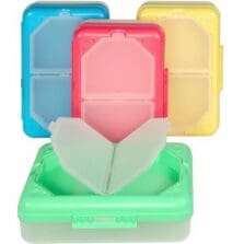 Storage Box, 2-Compartments, 12/CT, Ast