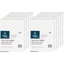 Memo Pads, Unruled, 15lb., 4"x6", 100 Sheets, 1 DZ, 12DZ/CT, WE