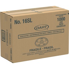 Lids, f/Hot/Cold Foam Cups, 16oz., 1000/CT, WE
