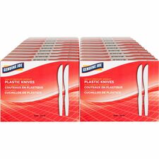 Knife, Heavyweight, Polystyrene, 100/BX, 40BX/CT, White