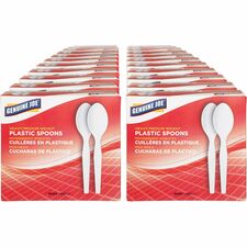 Spoon, Heavyweight, Polystyrene, 100/BX, 40BX/CT, White