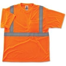 T-Shirt, Type R, Class 2, UPF Protection, Reflective, XLarge, OE