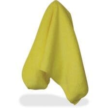 Cleaning Cloths, Microfiber, 16"x16", 12/BG, Yellow