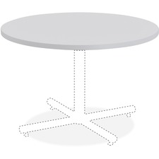 Tabletop, f/Hospitality Table, Round, 36", Light Gray