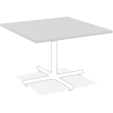 Tabletop, f/Hospitality Table, Square, 36"x36", Light Gray