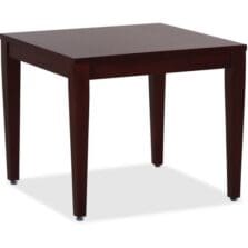 Wood Corner Table, 23-3/5"x23-3/5"x20", Mahogany