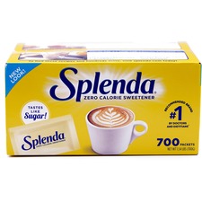 Splenda Sugar Substitute Packets, 1.0g, 700/BX, Yellow