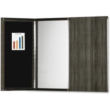 Presentation Board, 48"x3-1/4"x48", Gray Steel