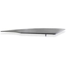 Right Hand Return Top, 23-17/25"x63"x1", Gray Steel