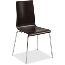 Stack Chair, Wood, 19-1/2"x18"x33-1/2", 2/CT, Espresso