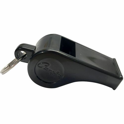 Sports Whistle, Medium Weight, Plastic, Black, Dozen